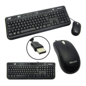 KIT Teclado & Mouse Microsoft WIRED 600