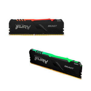 Memoria Kingston Fury Beast, 16GB DDR4 3200 MHz, PC4-25600, CL16, 1.35V.